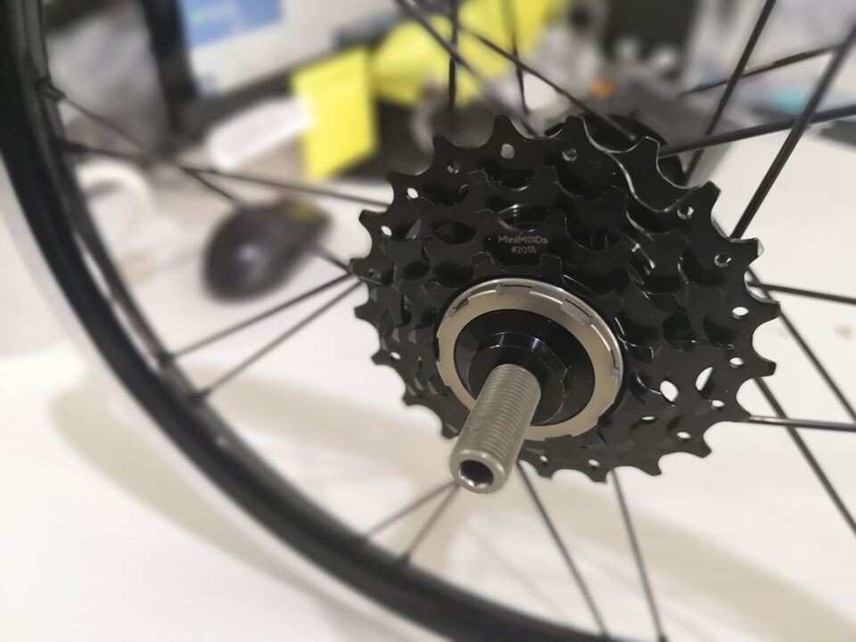 MiniMODs X3 Unibody Cog Set for Brompton 2S-3S/6S-9S Keep rear wheel & parts