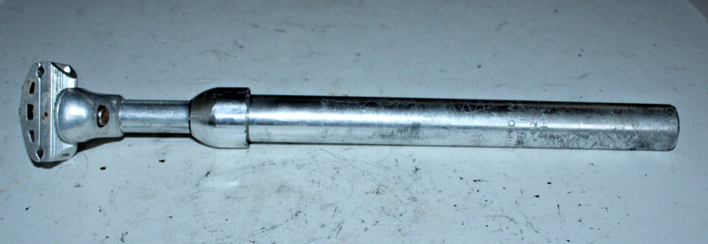 Promax Suspension Seat Post Seat Tube 360/27.2mm 20mm Offset Comfort Hybrid Cafe