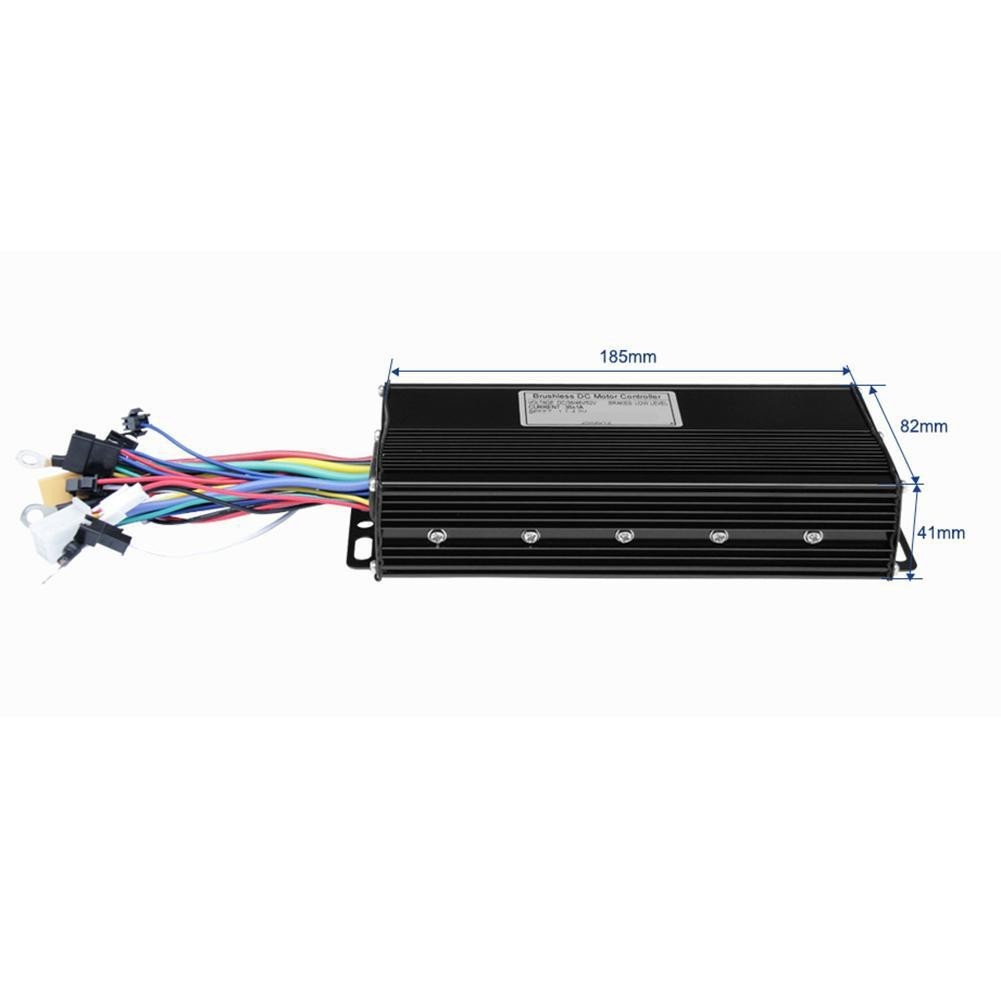 Electric Bike Scooter Brushless Controller and Display Kit for 35A 1500W Motors
