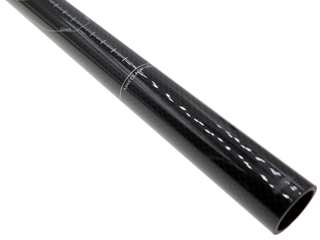 Giant Connect 3K Carbon Seatpost 27.2 x 375mm SB12 or 23 mm Black