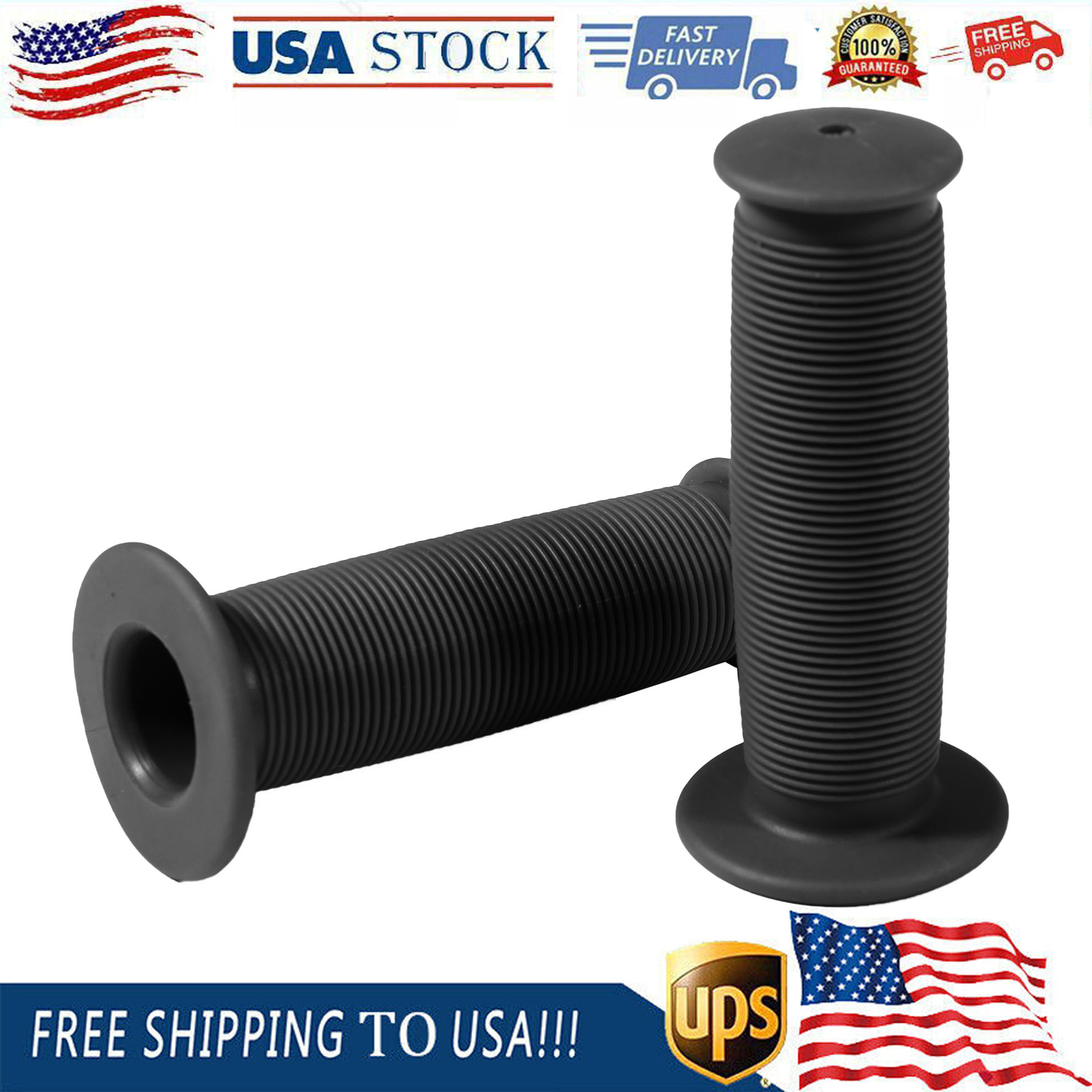 New Motorcycle Scooter Bicycle Anti-Slip Soft Rubber Handlebar Hand Grip Cover