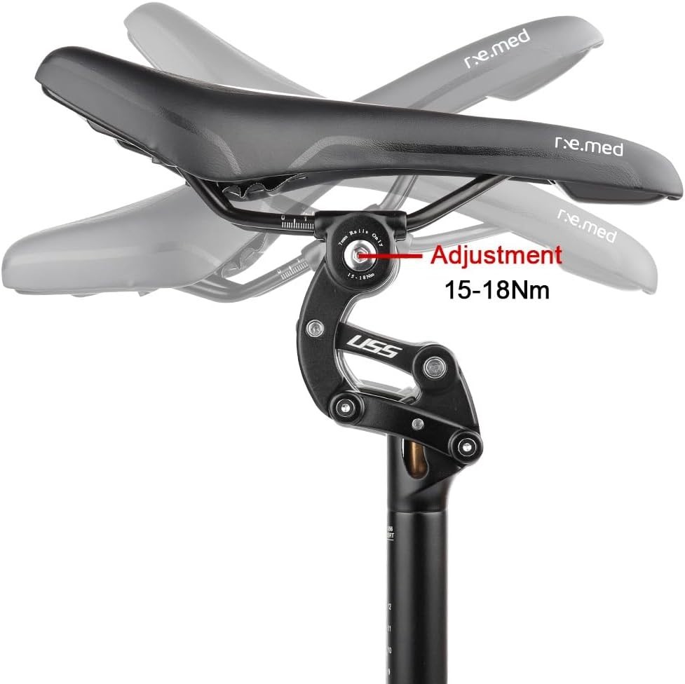 Safort Bike Suspension Seatpost Shock Absorb Bicycle Seat Post 27.2 30.9 31.6mm