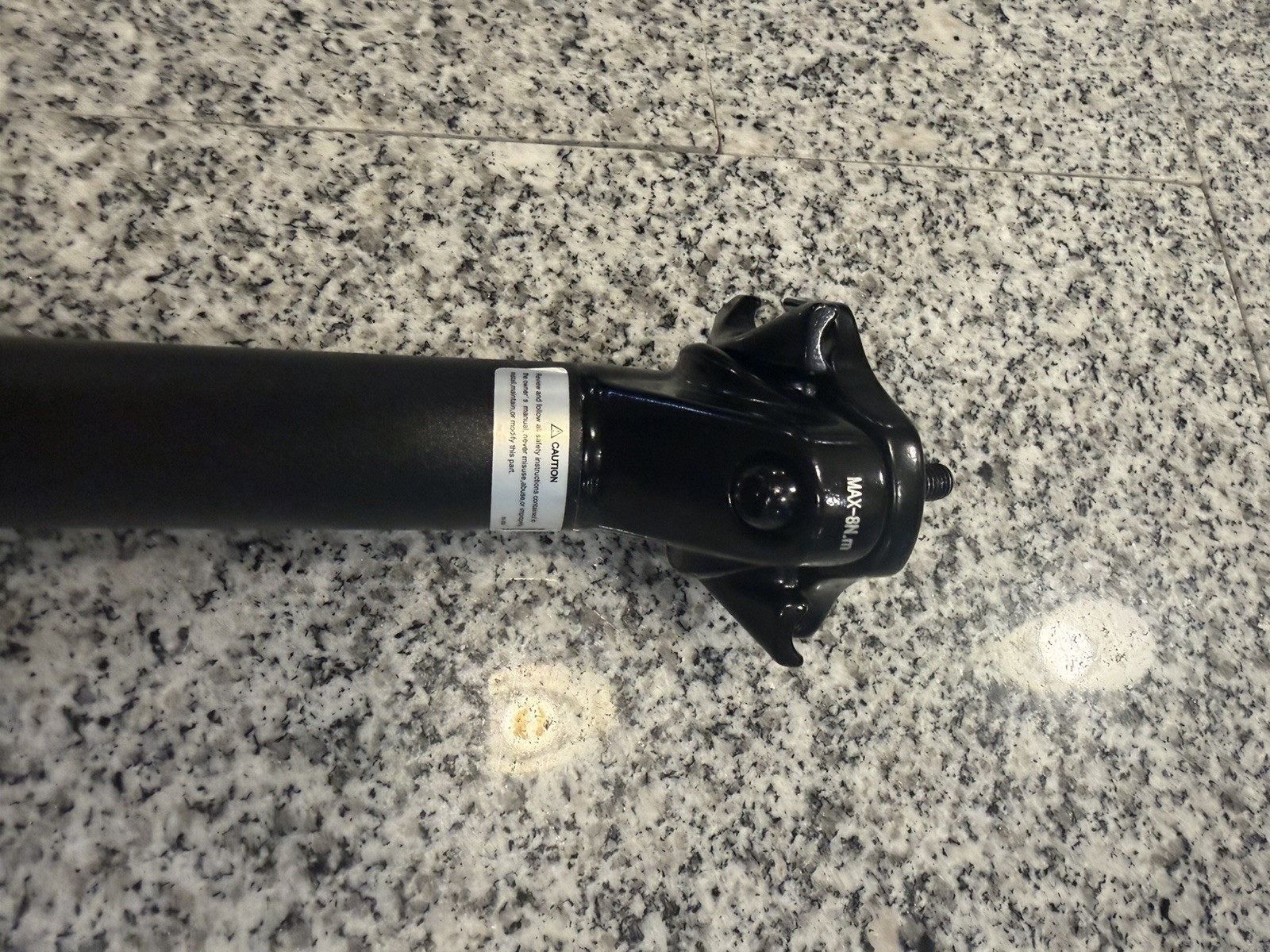 Marin Alloy Bike Bicycle Setback Seatpost 350mm Length 27.2mm Diameter Black