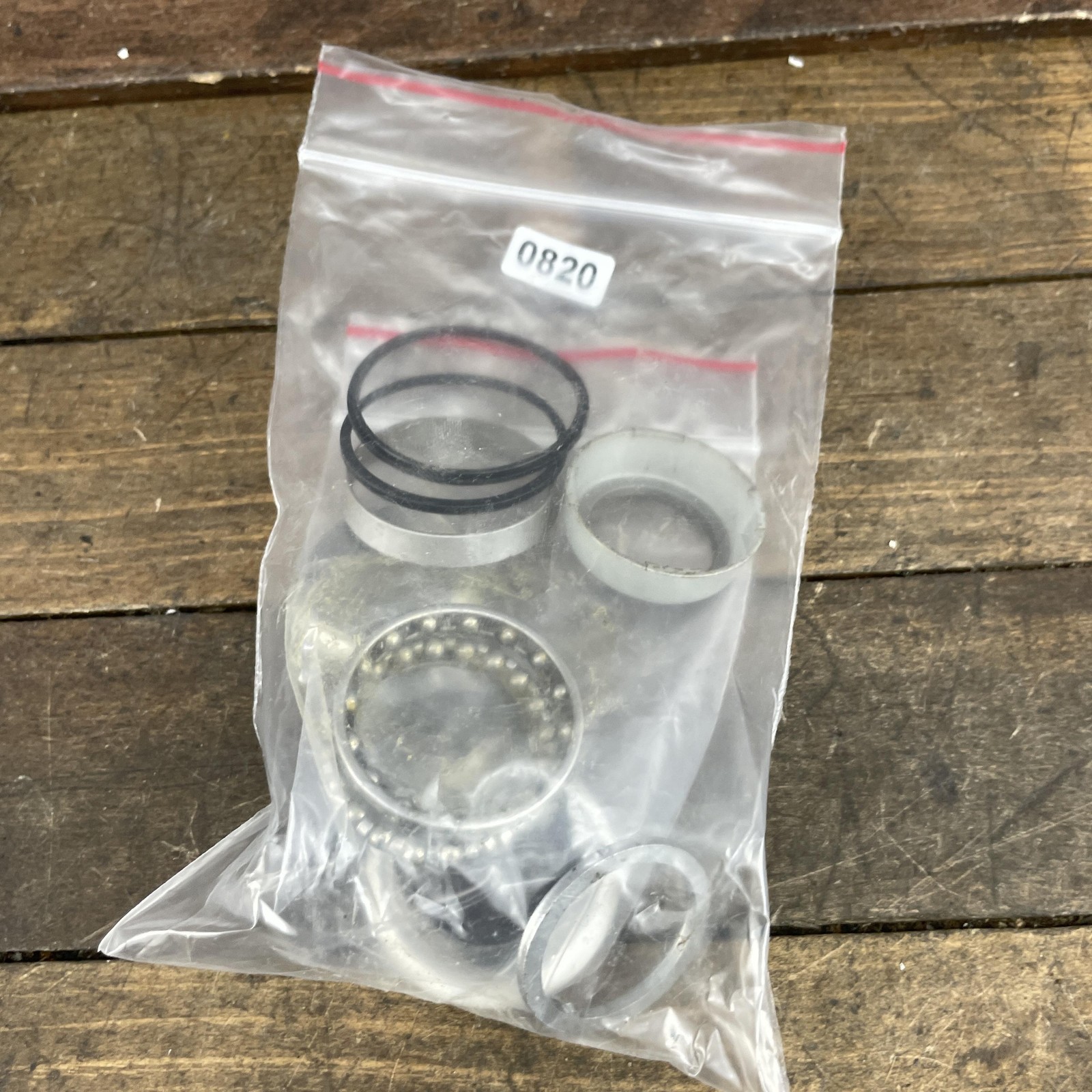 Vintage Shimano Sante 1 inch Threaded Headset PARTS Cover Trim Spacer Cups White