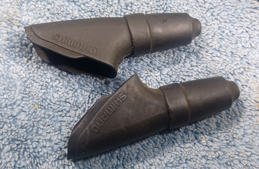 vintage, Shimano Deore XT 4-Finger Long Mountain Bicycle Brake Levers, BL-M730