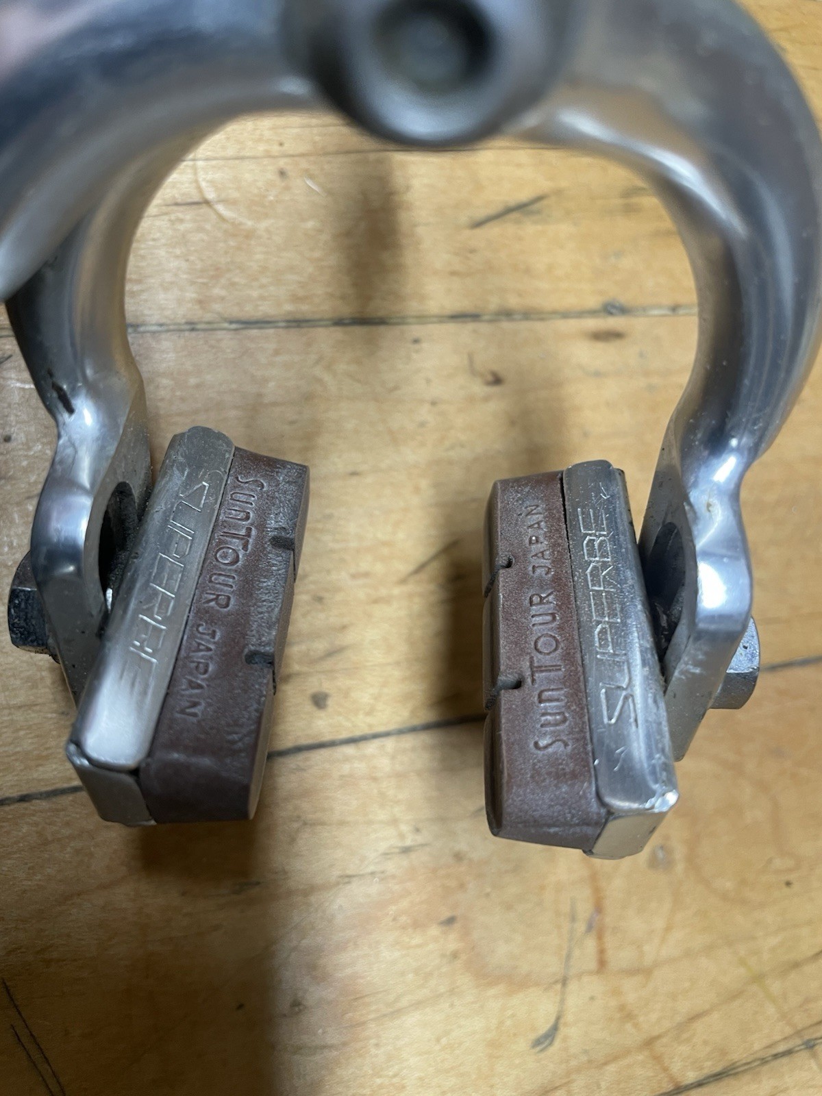 Vintage Suntour Superbe Brake Calipers Set Side Pull Recessed Bolt Medium Reach
