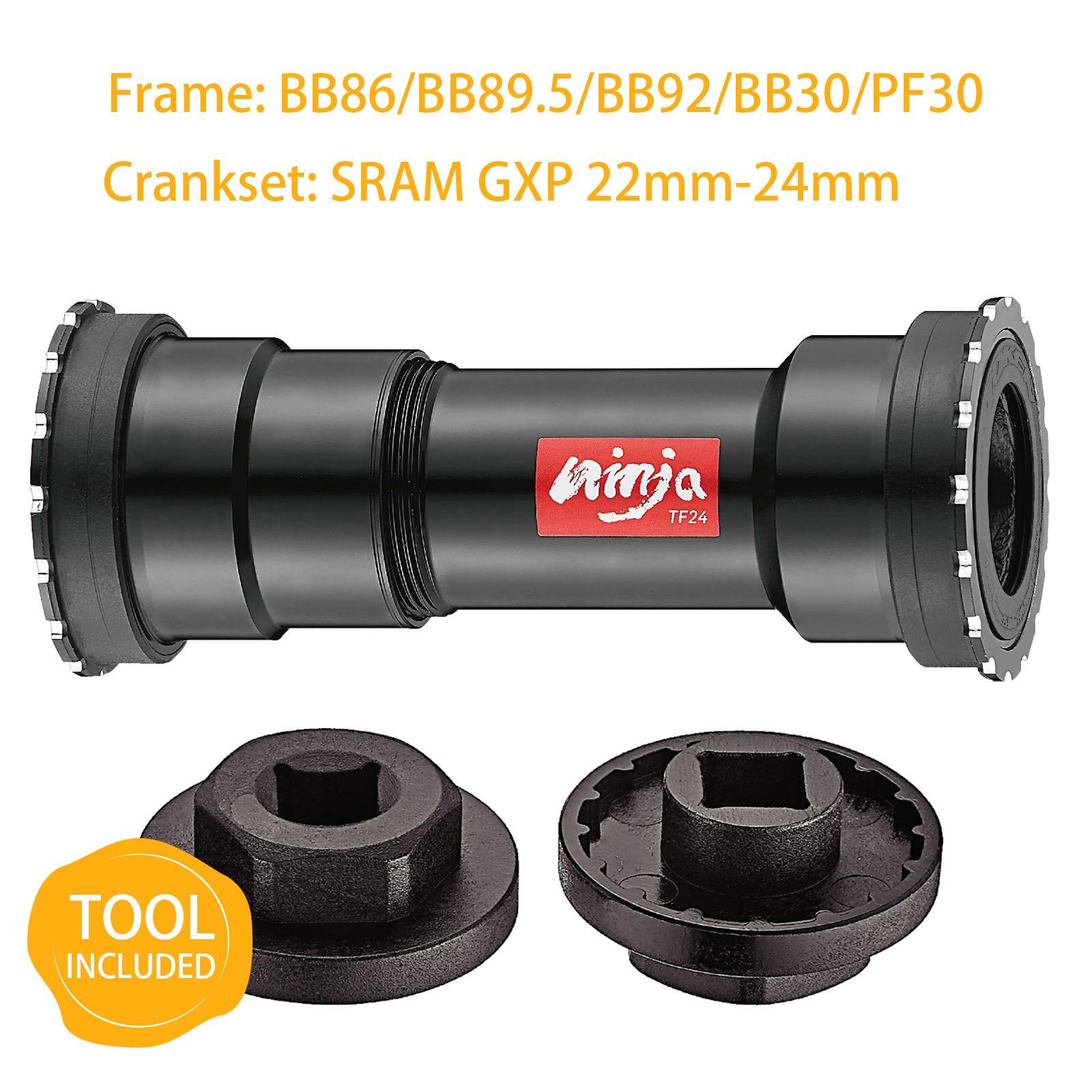 TOKEN Thread-Press Fit Bottom Bracket BB86/BB89.5/BB92/BB30/PF30 to SRAM GXP