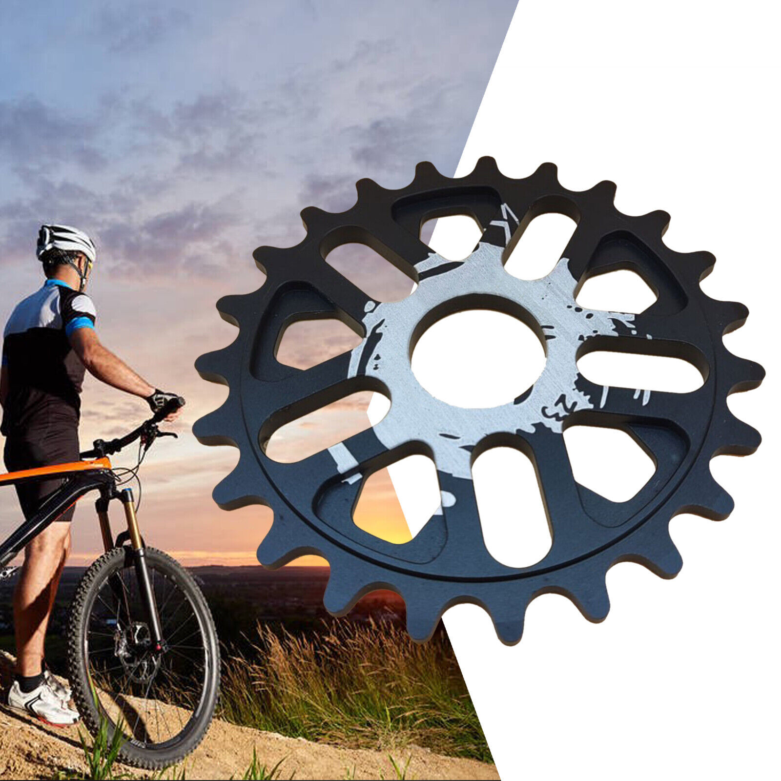 CNC 50g BMX bicycle 23T Chainring Sprockets Coalition Alloy bmx bike drivelineQe