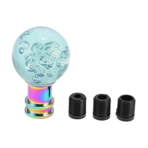Car Shift Knob, 9cm Universal for Automatic and Manual Vehicle Gear Light Blue