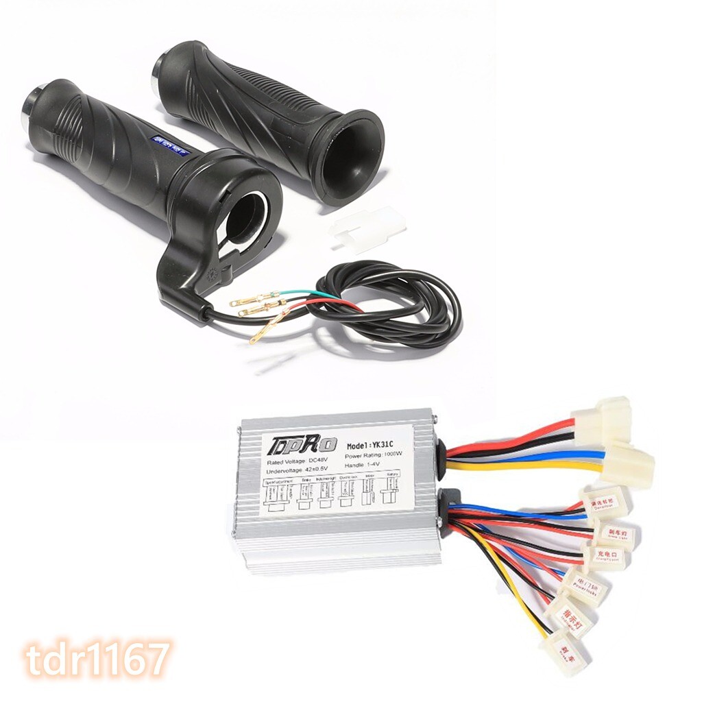 48V 1000W Brush Motor Controller Throttle Electric Bicycle Scooter ATV Go kart