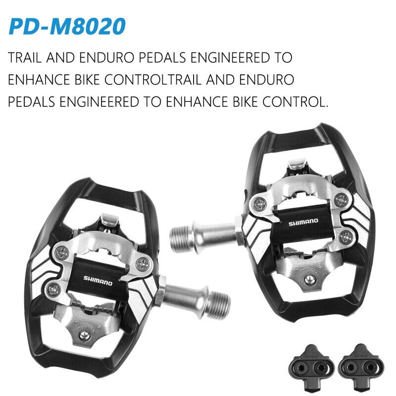 Shimano Deore XT PD-M8100/M8020 SPD MTB XC Bike Clipless Pedals & Cleats W/SH51