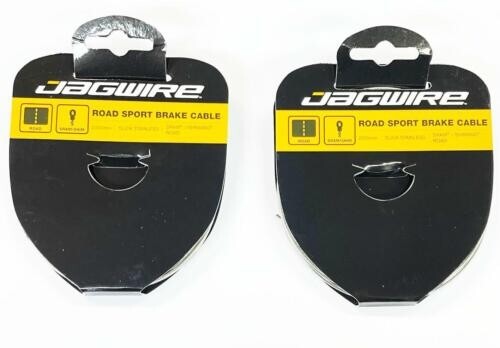 PACK of 2 Jagwire Sport Brake Cable 1.5x2000mm Slick Stainless SRAM/ Road