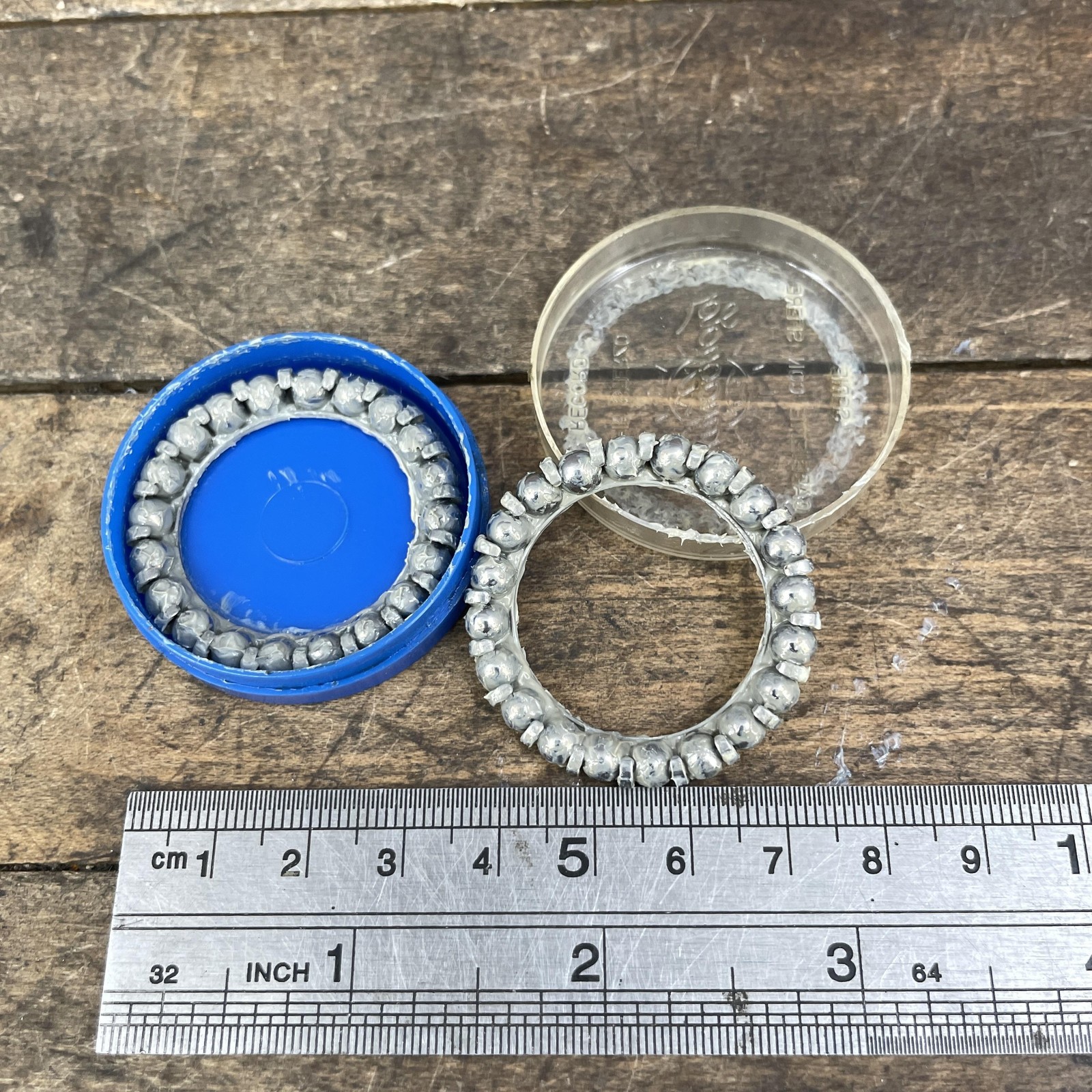 Vintage Campagnolo Headset Bearing Retainers Set 4.5mm Steel Road Bike Record
