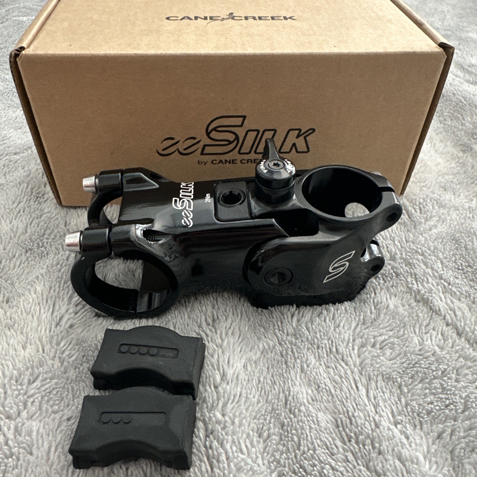 Lightly used! Cane Creek EESILK CS 80mm -6 Degree 31.8mm Suspension Stem 1 1/8″