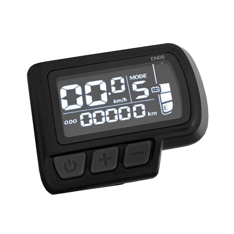 Electric Bicycle 24V/36V/48V EN06 LCD Display with SM/WP Plug for E-Bike NEW