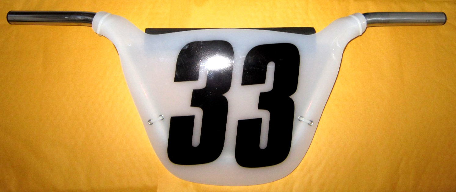Cru Jones Replica 33 BMX number plate RAD The Movie Old School BMX bill allen