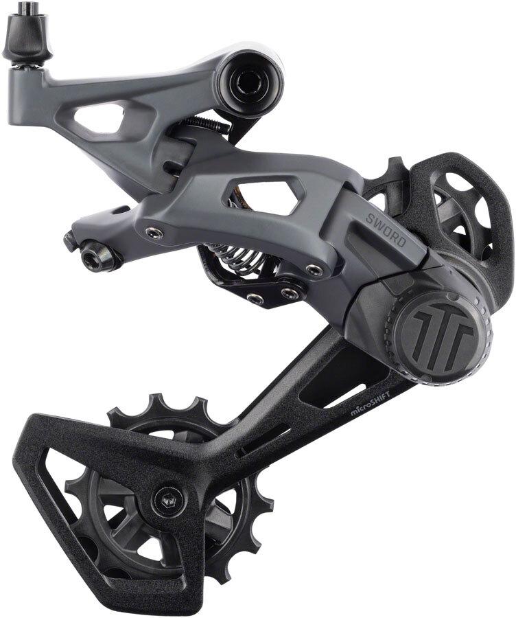 microSHIFT Sword Rear Derailleur – 10-Speed Long Cage Compatible with Sword 2x