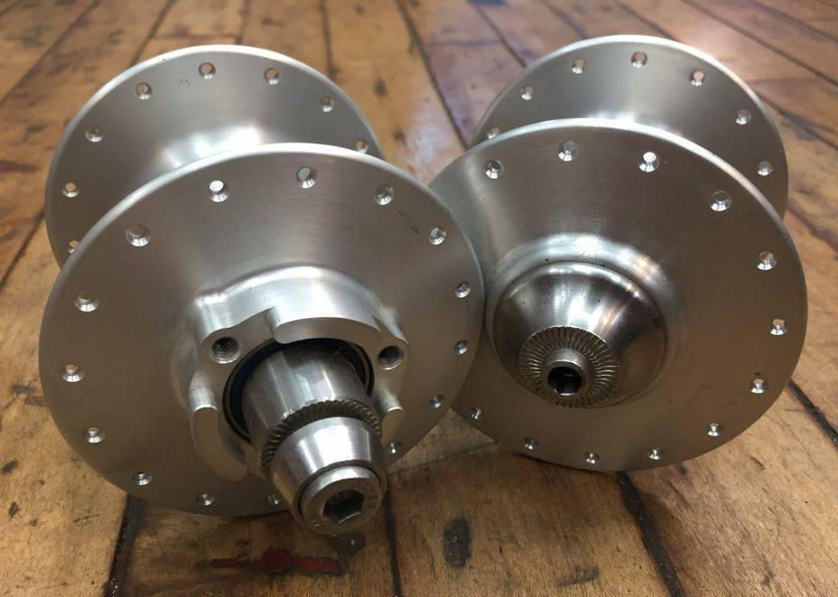 New Level Hubset Bolt-On Double Fixed Gear 32 hole 120 mm Cog Not Included