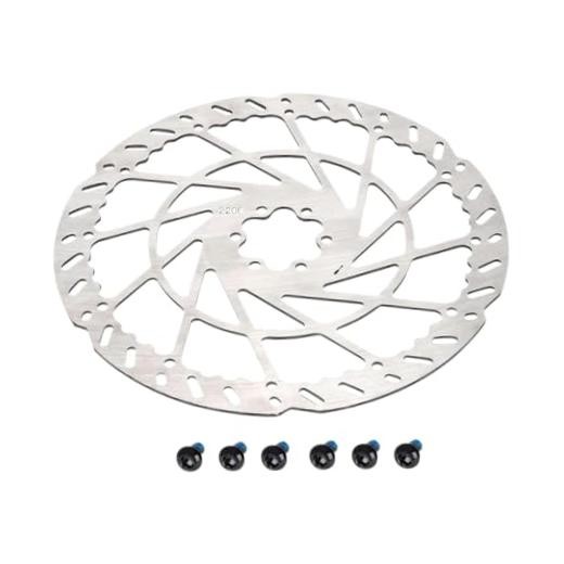 220mm Motorcycle Brake Disc – 2.3mm Thick Steel Rotor, 6‑Hole Design,