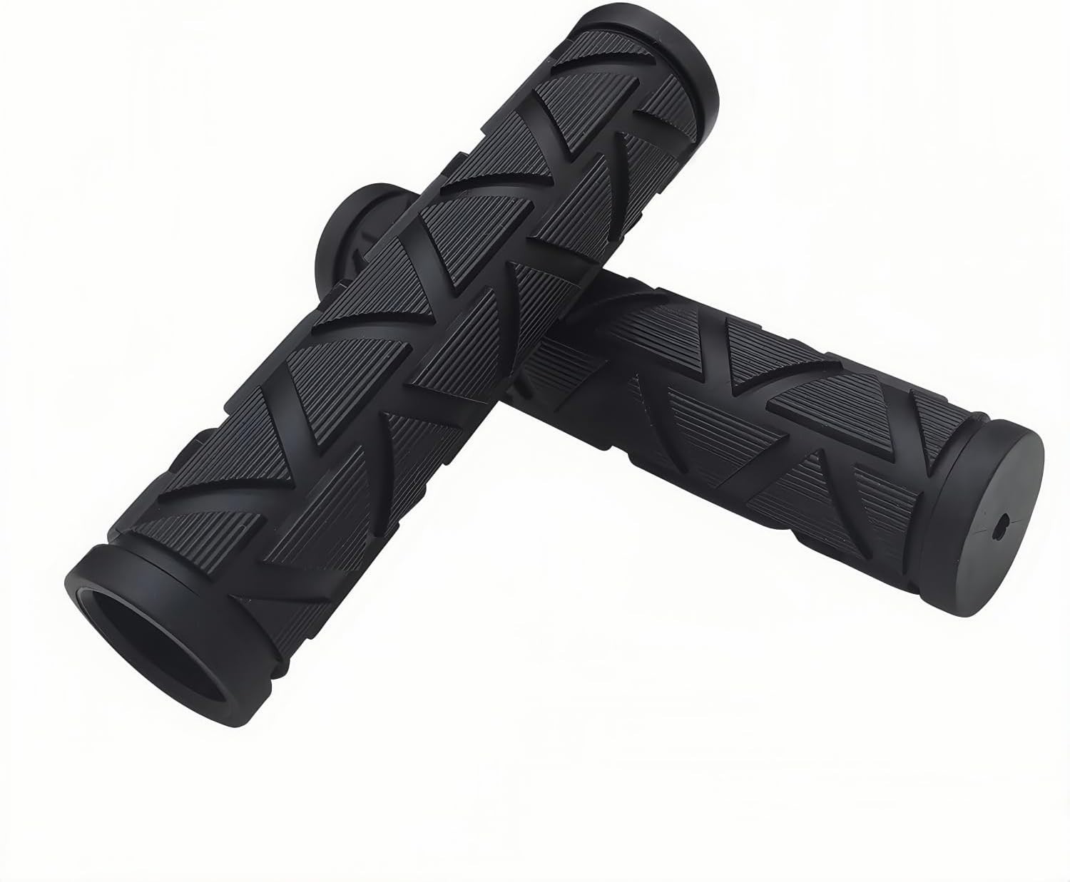 Bike Handlebar Grips, Bicycle Grips, Non-Slip Rubber Hand Grips for Mountain