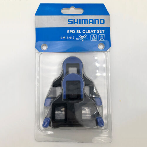 1Pair Shimano SM-SH12 Cleat Set 2 Degrees Float SPD-SL Road Bike Pedal Cleats US