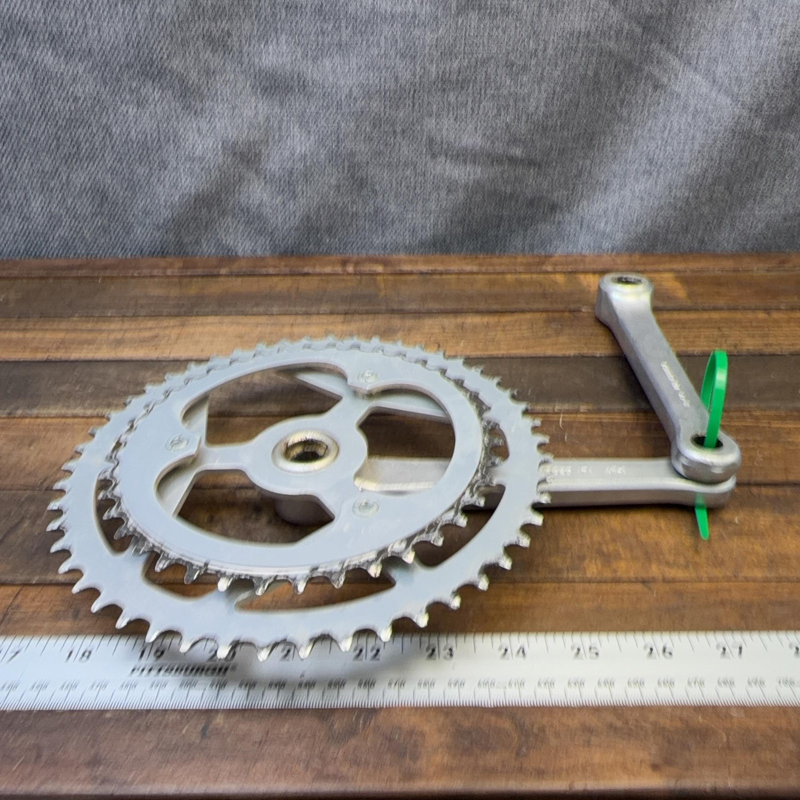 Vintage Sugino Maxy Crank Set Double 171 Mm Road Bike Square Taper Forged 70s