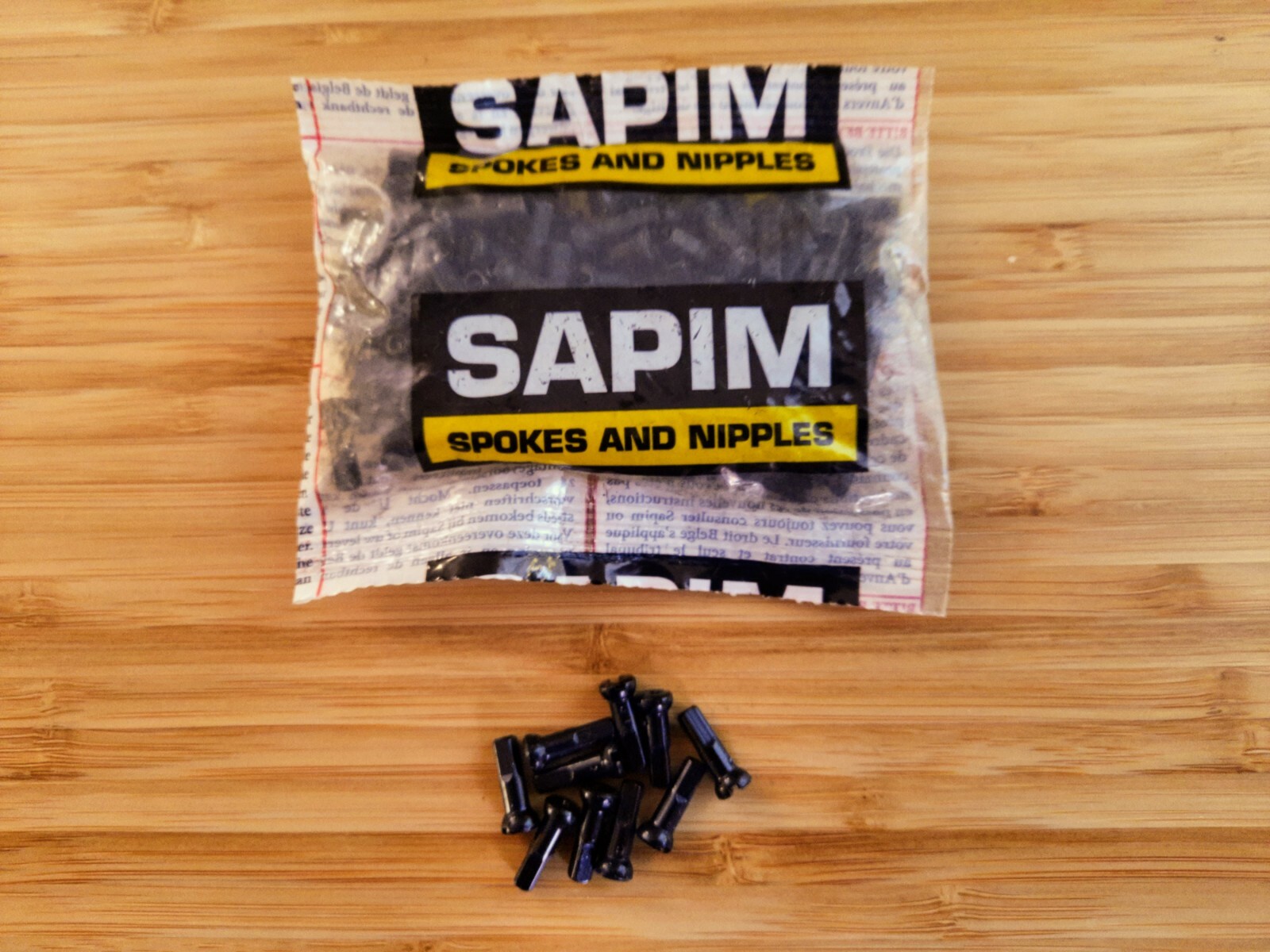 Sapim PolyAx Aluminium Secure Lock Nipples Black 14mmx2mm (14G) – 10 Pieces