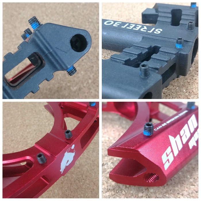 Aluminum Road MTB Mountain Bike XC Bicycle Pedal 3 Sealed Bearings Flat Pedals