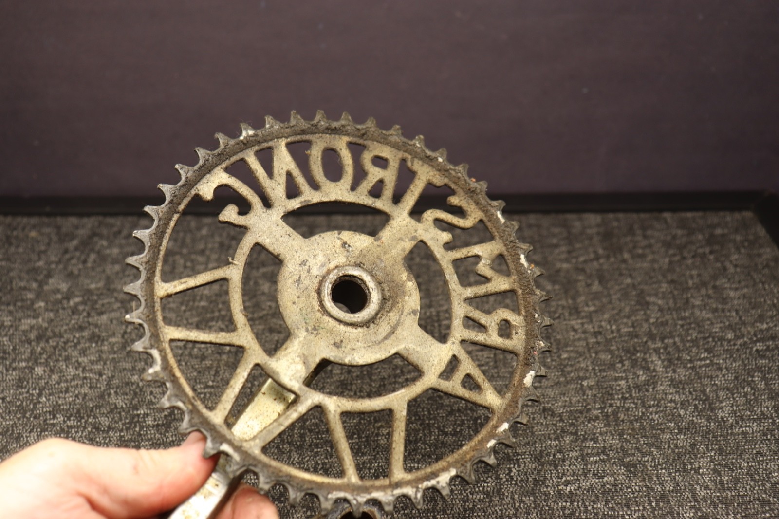 Vintage Armstrong Right & Left Crankset Crank Arm Cottered Pin 9/16″ Pedals