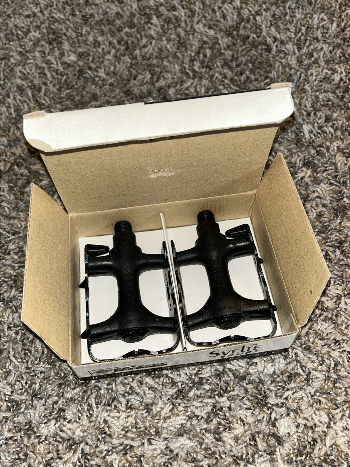 Odyssey Svelte Sport Pedals 9/16 Black Old Mid School BMX MTB Fixie Fixed Gear