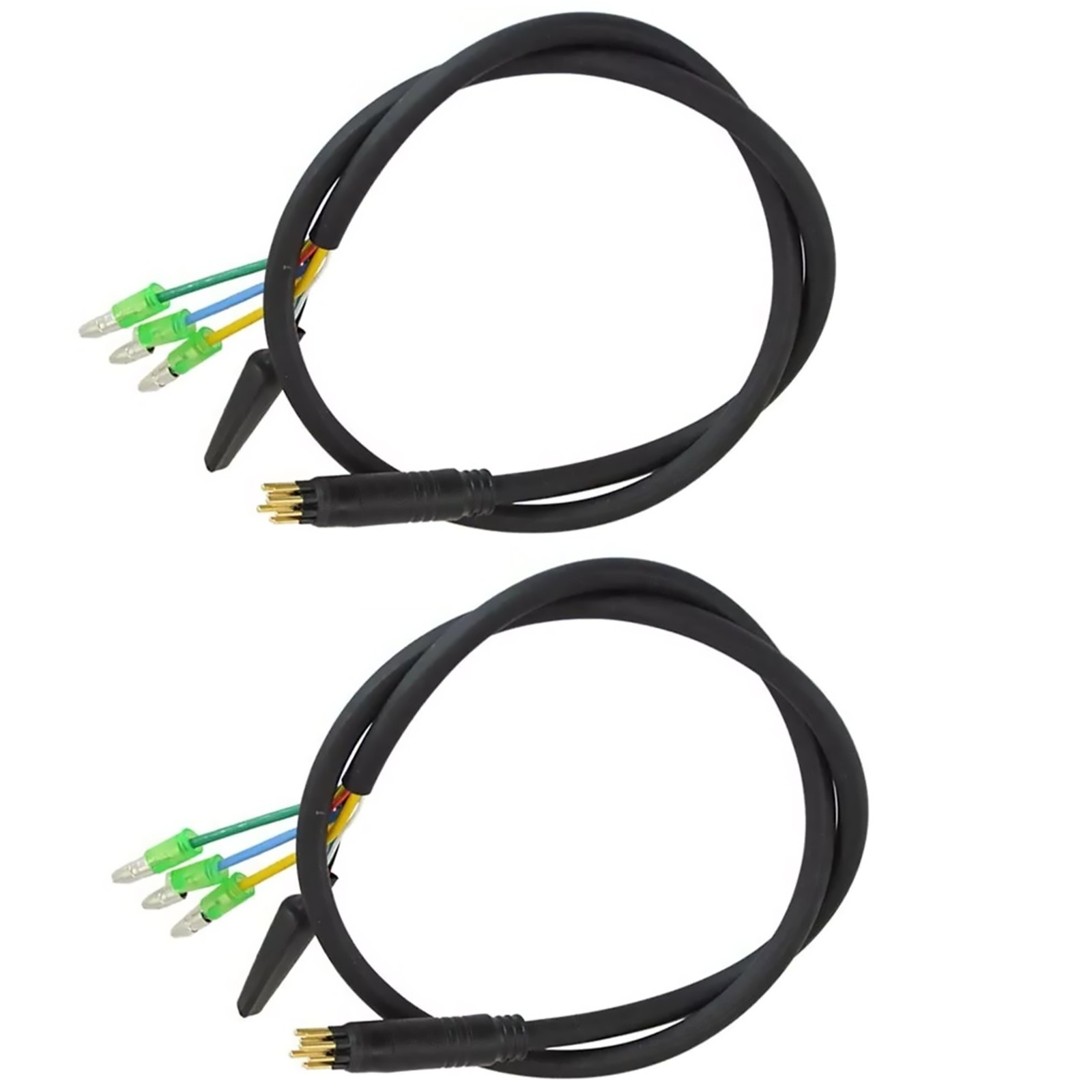 2* E-bike Motor Extension Cable 9 Pin Male For Front Rear Wheel Hub Motors