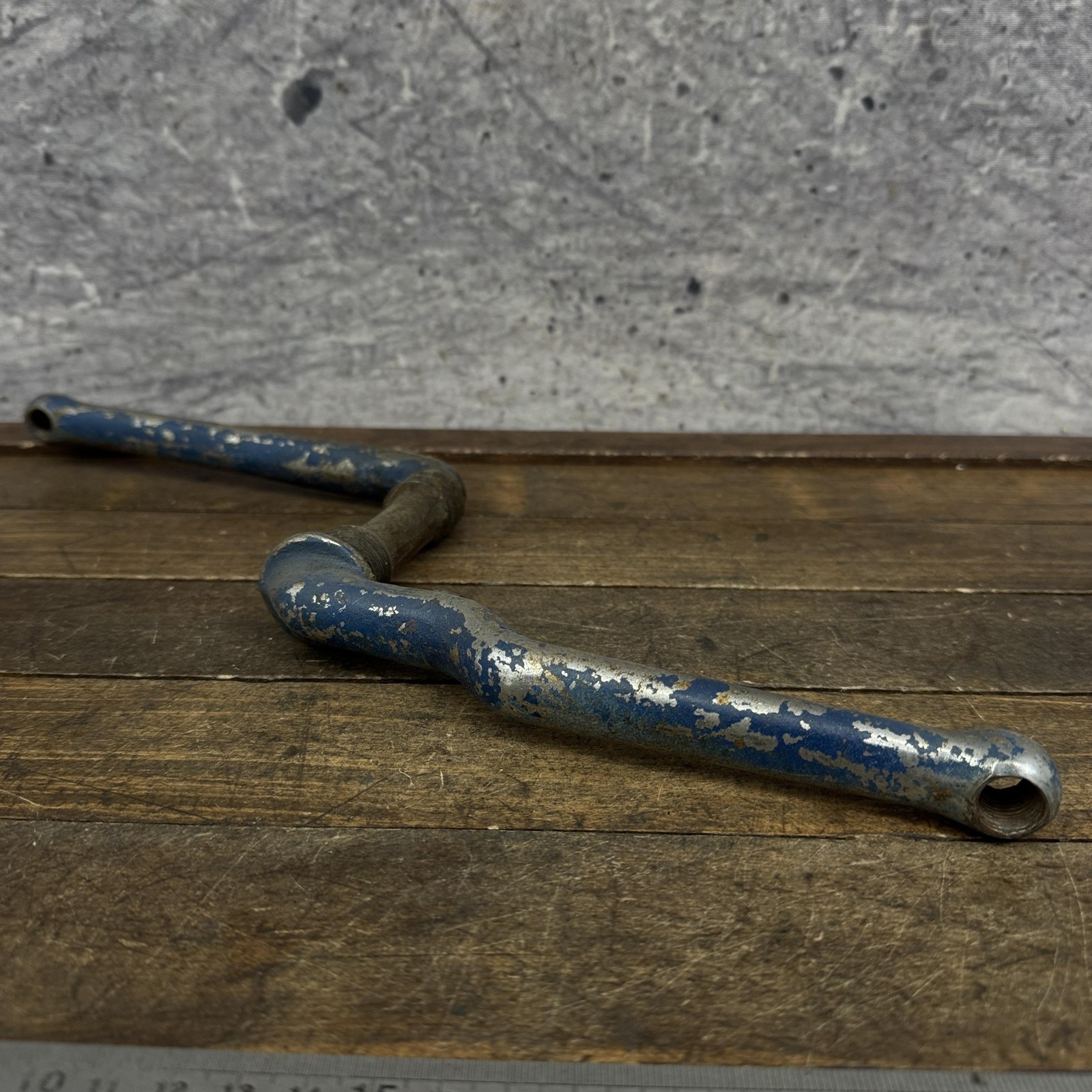 Vintage Dogleg Crank 41 36 Rough Threads Cruiser Bike Prewar Repair