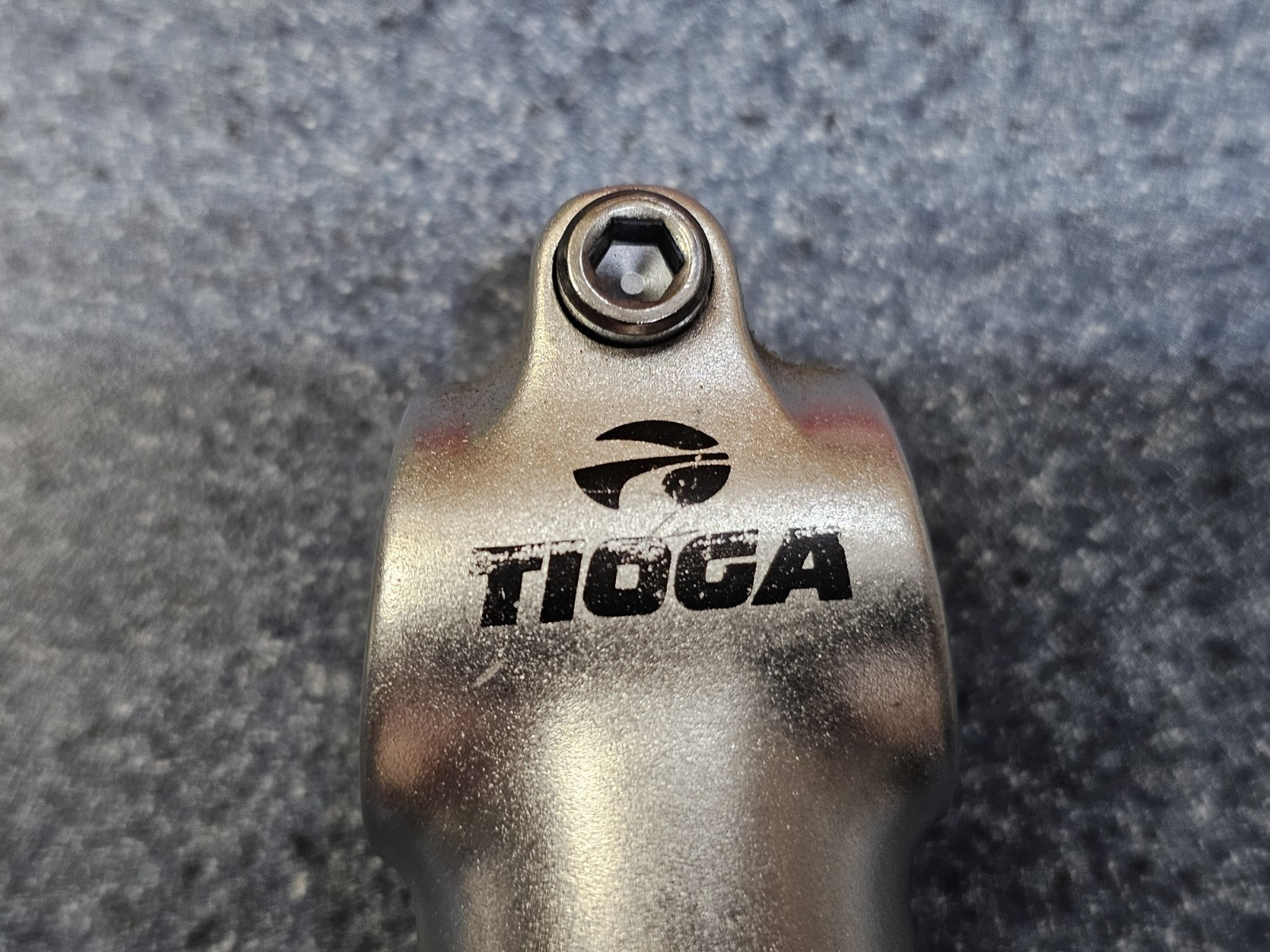 Tioga Alchemy Forged Aluminum Stem 135mm 1-1/8” 25.4mm Silver Vintage 90’s MTB