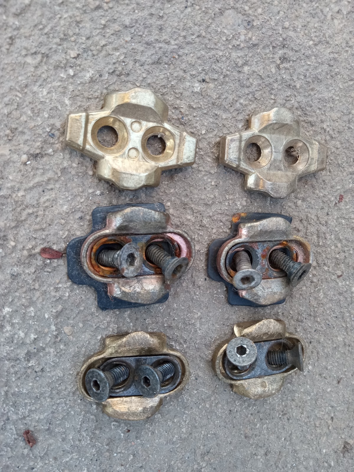 (3 pairs) Crank Brothers Genuine Premium Cleats+ Eggbeater Candy Mallet 6 deg
