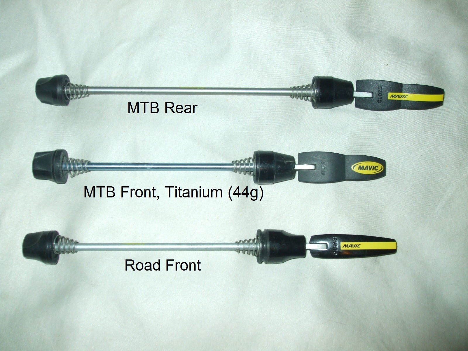 Mavic Hub Parts / Bearings, Adapter, Spacer, Skewer, etc.