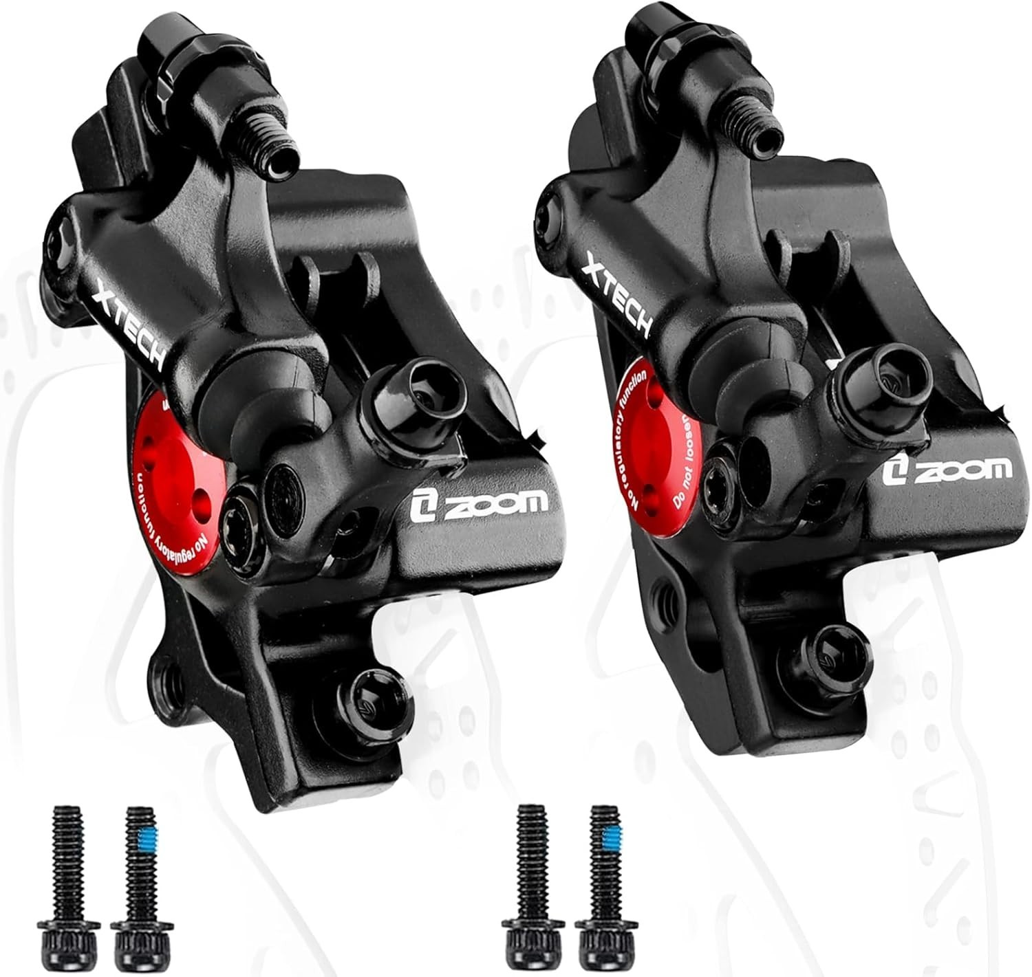 Cable-Actuated Hydraulic Disc Brake System for Smooth Riding – Set of 2 Calipers
