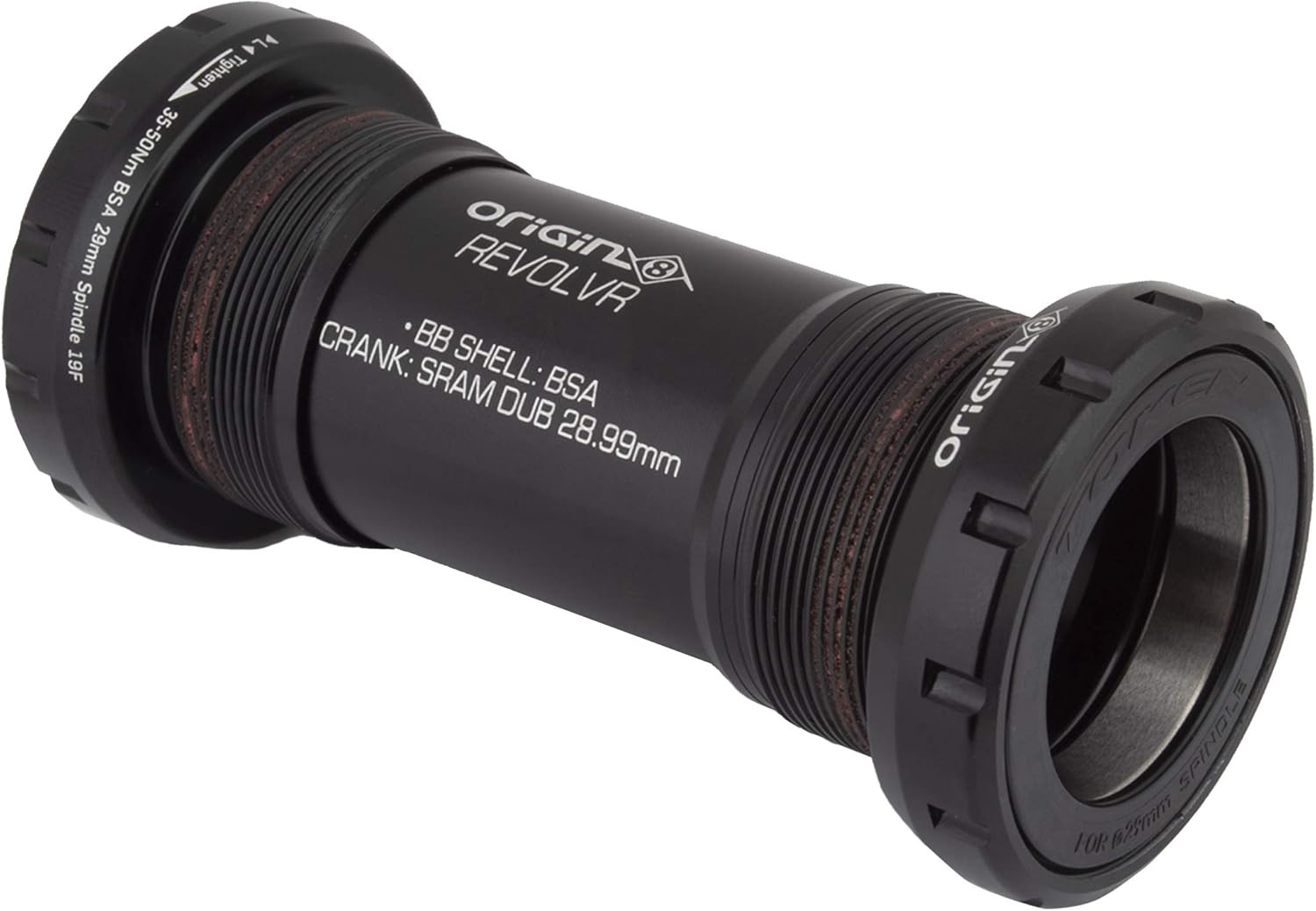 Revolvr Dub Outboard Bottom Bracket, 68/73Mm, ENG, Black