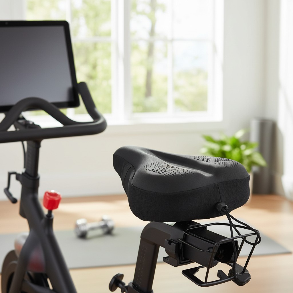 Luxurious Gel Bike Seat Cushion for Ultimate Comfort – Fits Peloton & Road Bikes