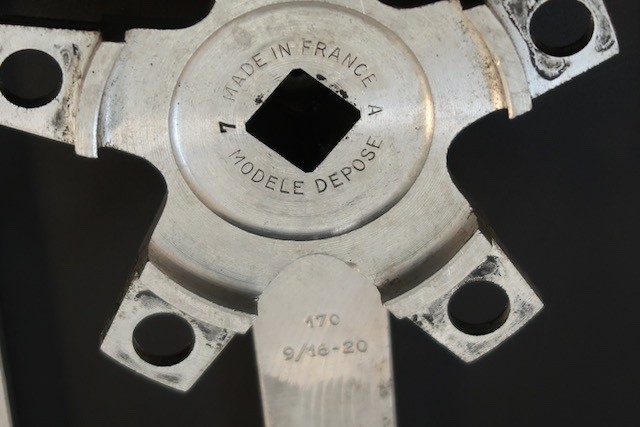 170mm x 86 bcd Stronglight model 99 tandm crank arm set 9/16″ France