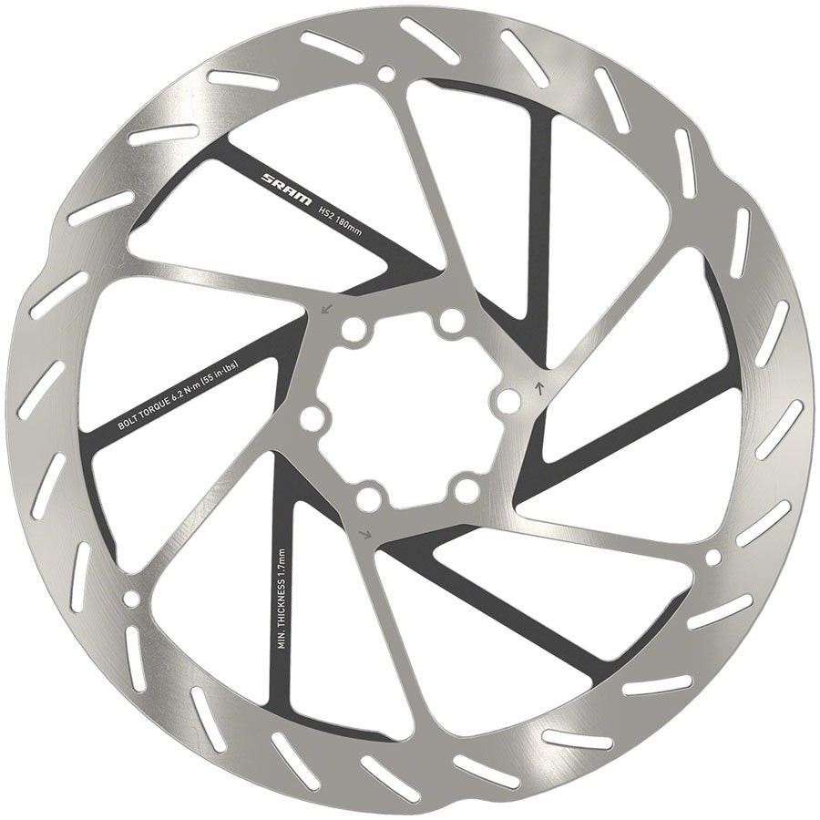 Sram HS2 Brake Rotor 6-Bolt 180mm w/ Bolts