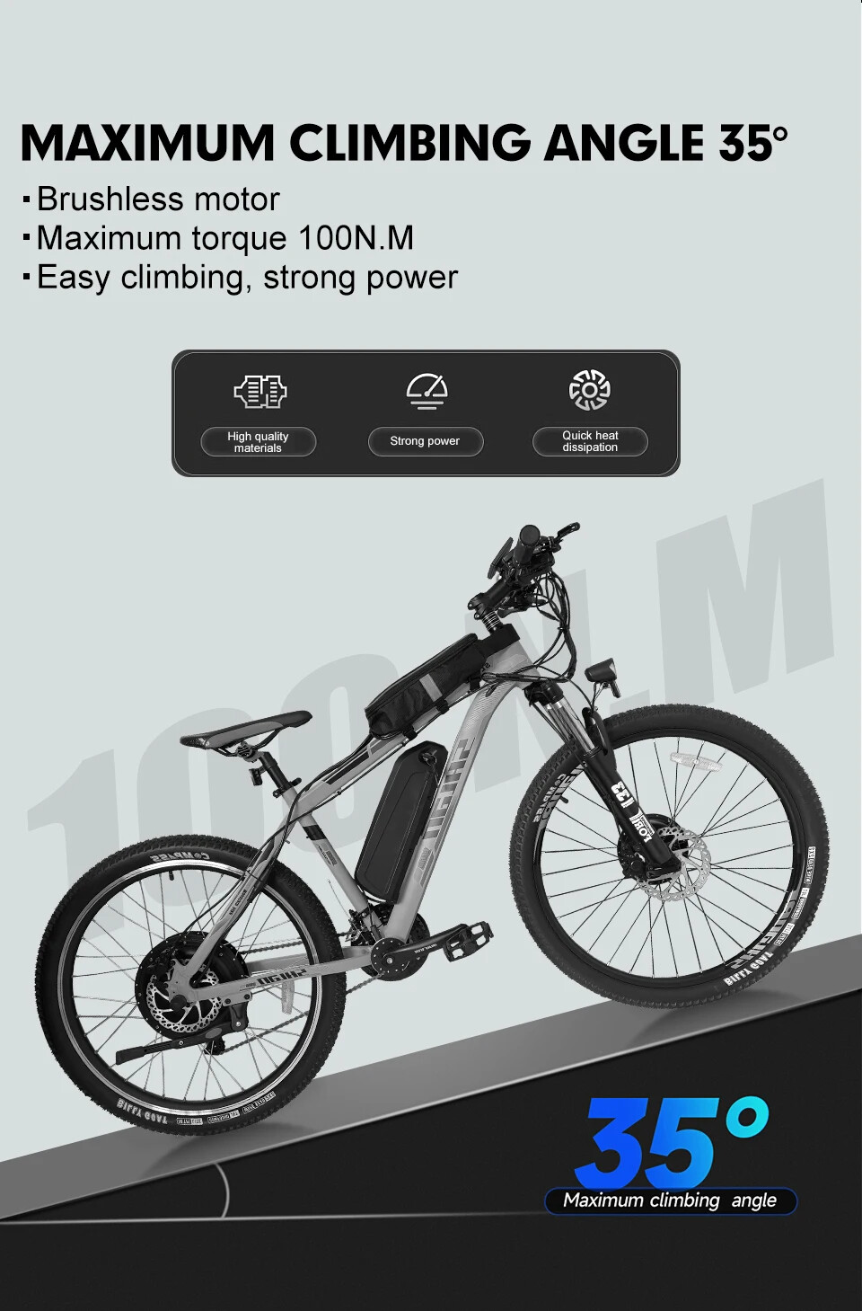 Electric Bike Conversion Kit 48V 1000W High Speed Brushless Hub Motor Wheel
