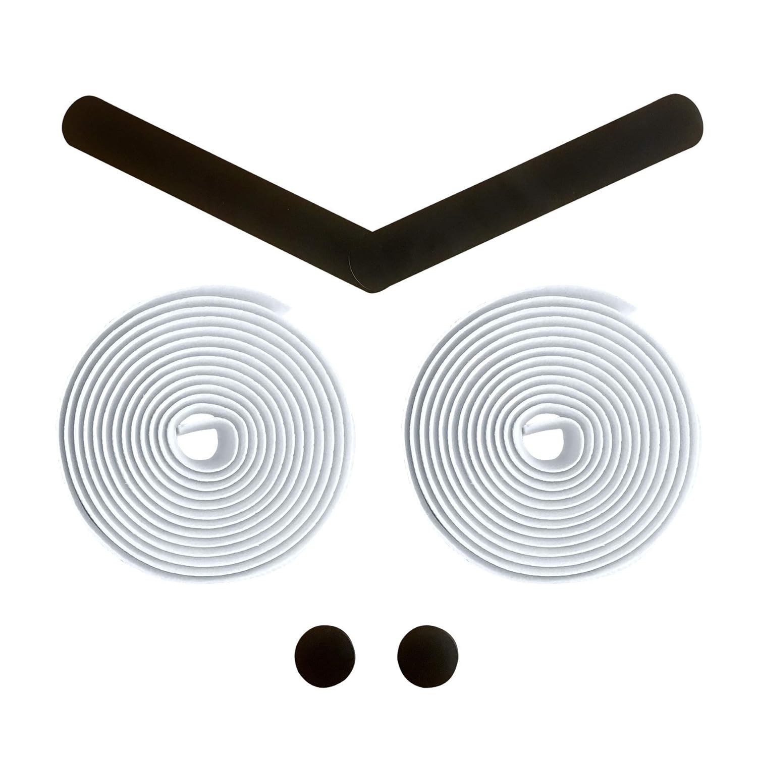 Bike Handlebar Tape Set of 2 White
