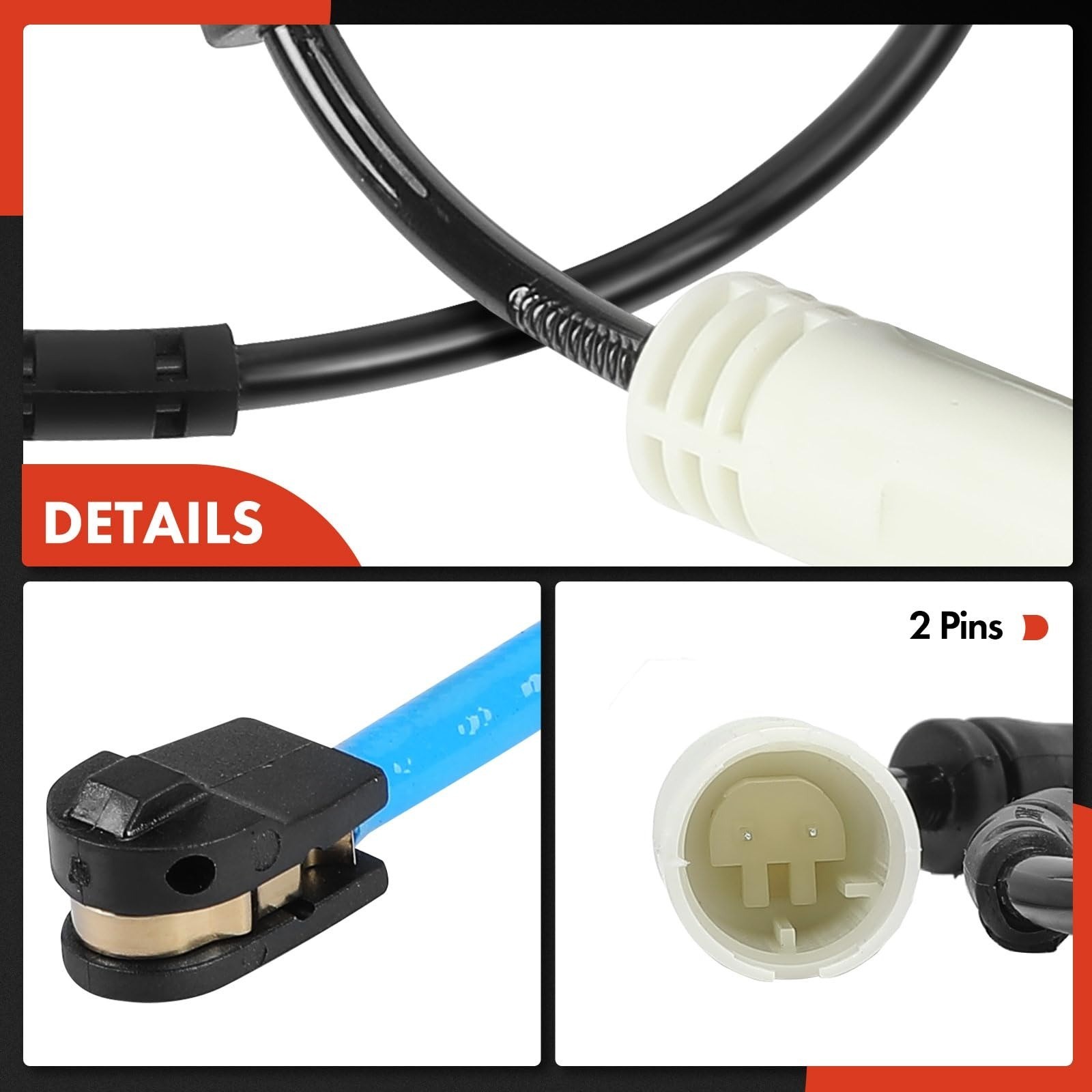 A-Premium Brake Pad Wear Sensor for BMW 135i 2011-2013