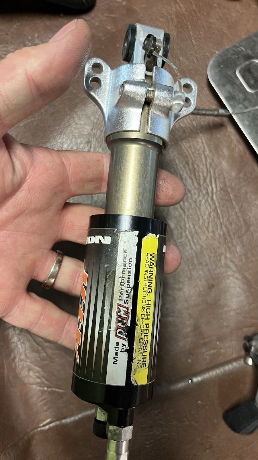 Noleen Mega Air Pull Rear Shock K2 razorback 3.0 MTB (Works)
