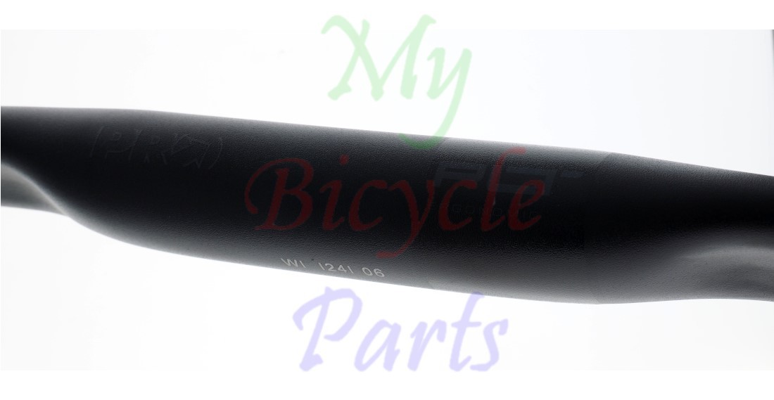 New Ver. Shimano PRO PLT ERGO Road Bike Handlebar/Drop Bar, Black, 31.8mm x 36cm