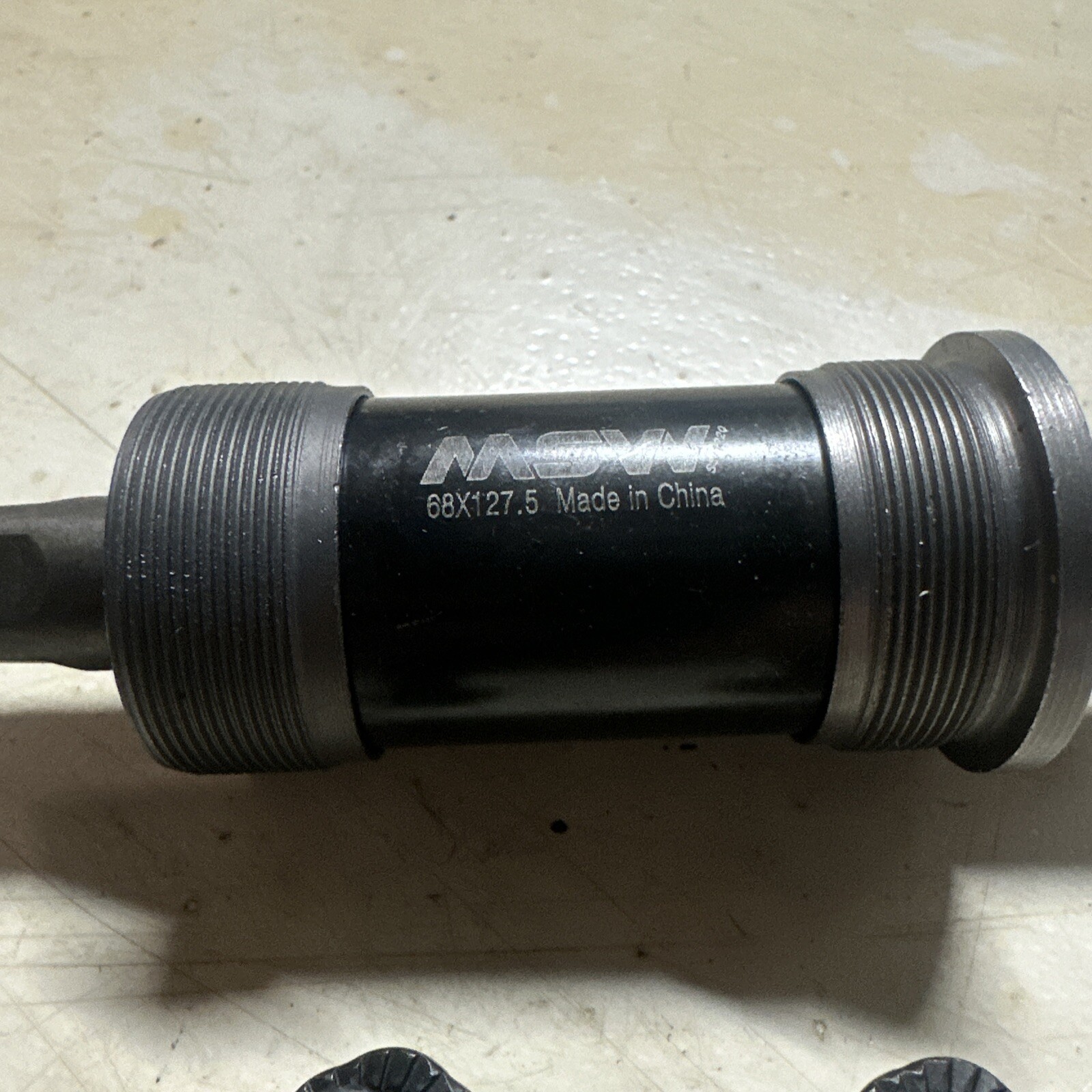 MSW Square Taper Bottom Bracket English BSA 68mm x 127.5mm Road MTB Bike ST100