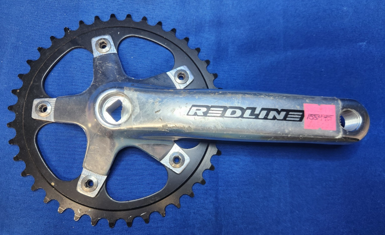 REDLINE CFJ/CFM Square Taper Crankset 110BCD Silver 165/155mm 40T Drive Side