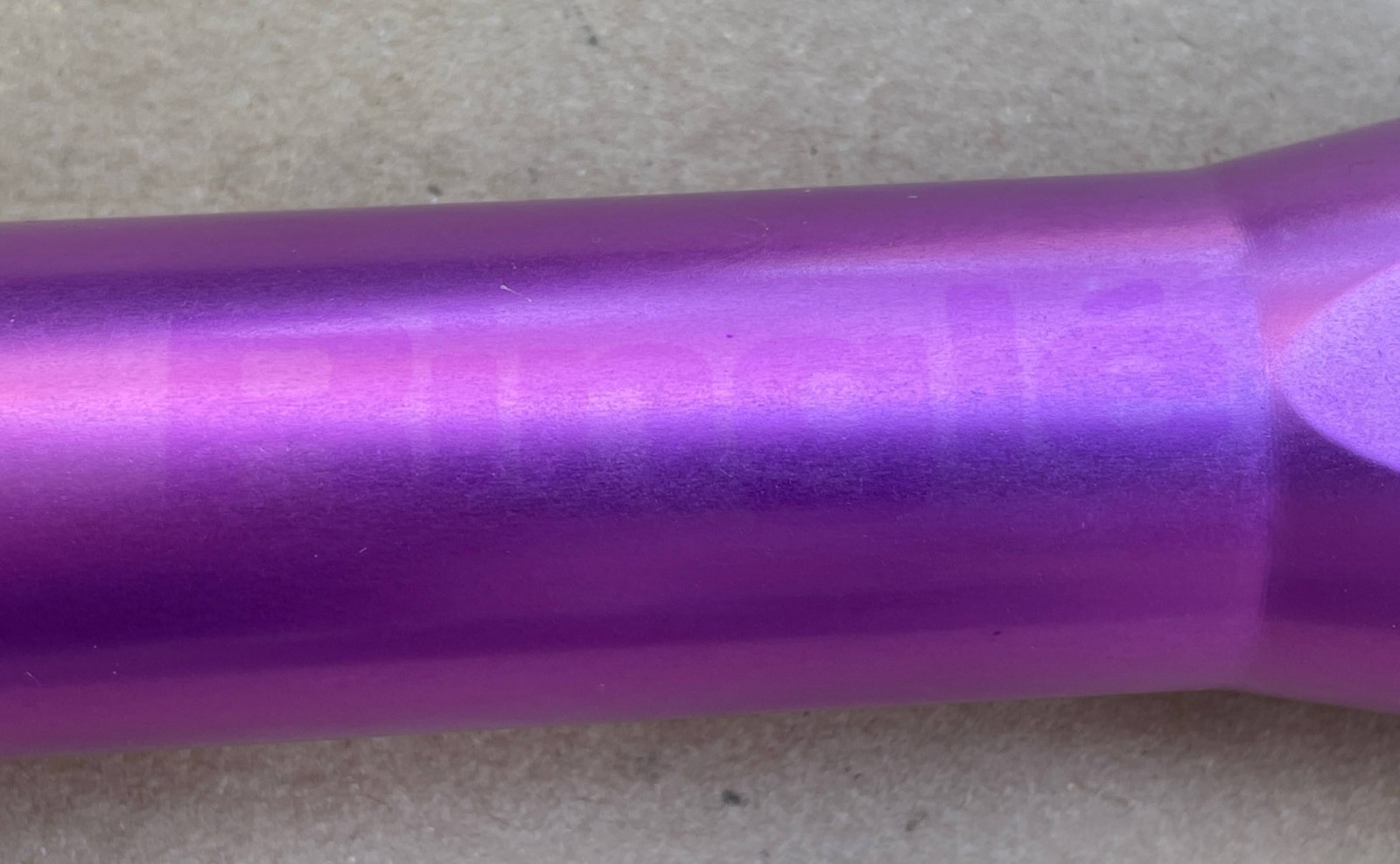 Vintage Ringle Zooka purple anodized threadless stem 1 1/8″, 145mm, 25.4 clamp