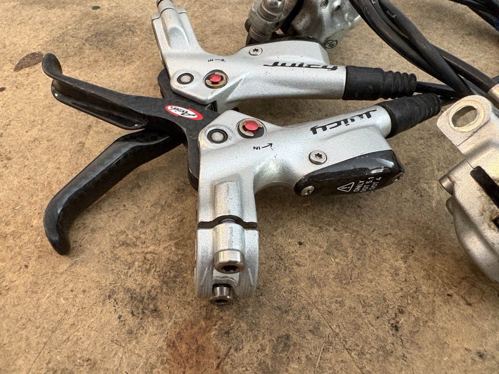 Avid Juicy Carbon Disc Brakes, Front & Rear SET, Mountain Bike