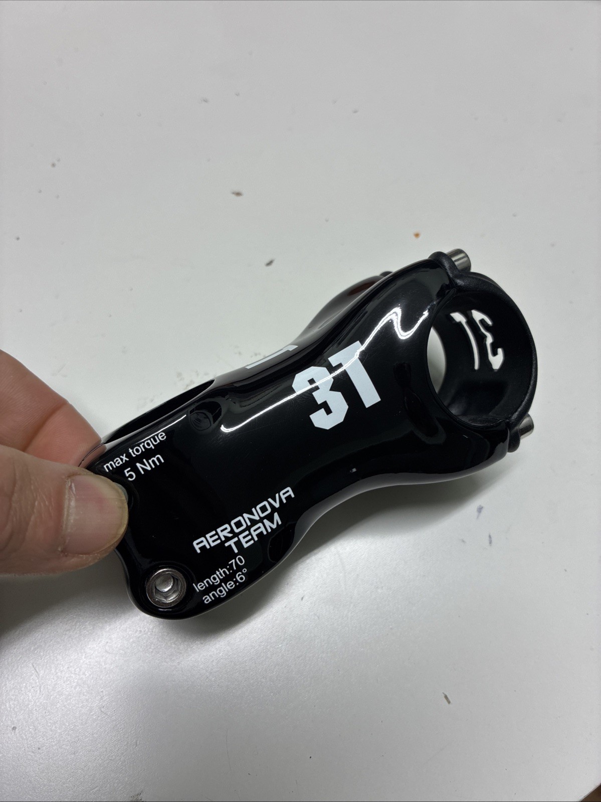 3T Aeronova Team 70mm ±6 Degree Carbon Stem 1 1/8 31.8 road gravel mountain bike